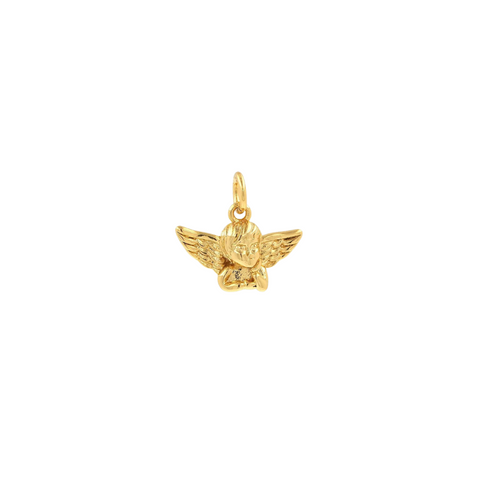 Cherub Angel Thinking Charm