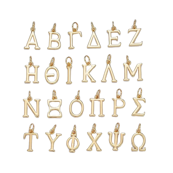 Greek Letter Charm