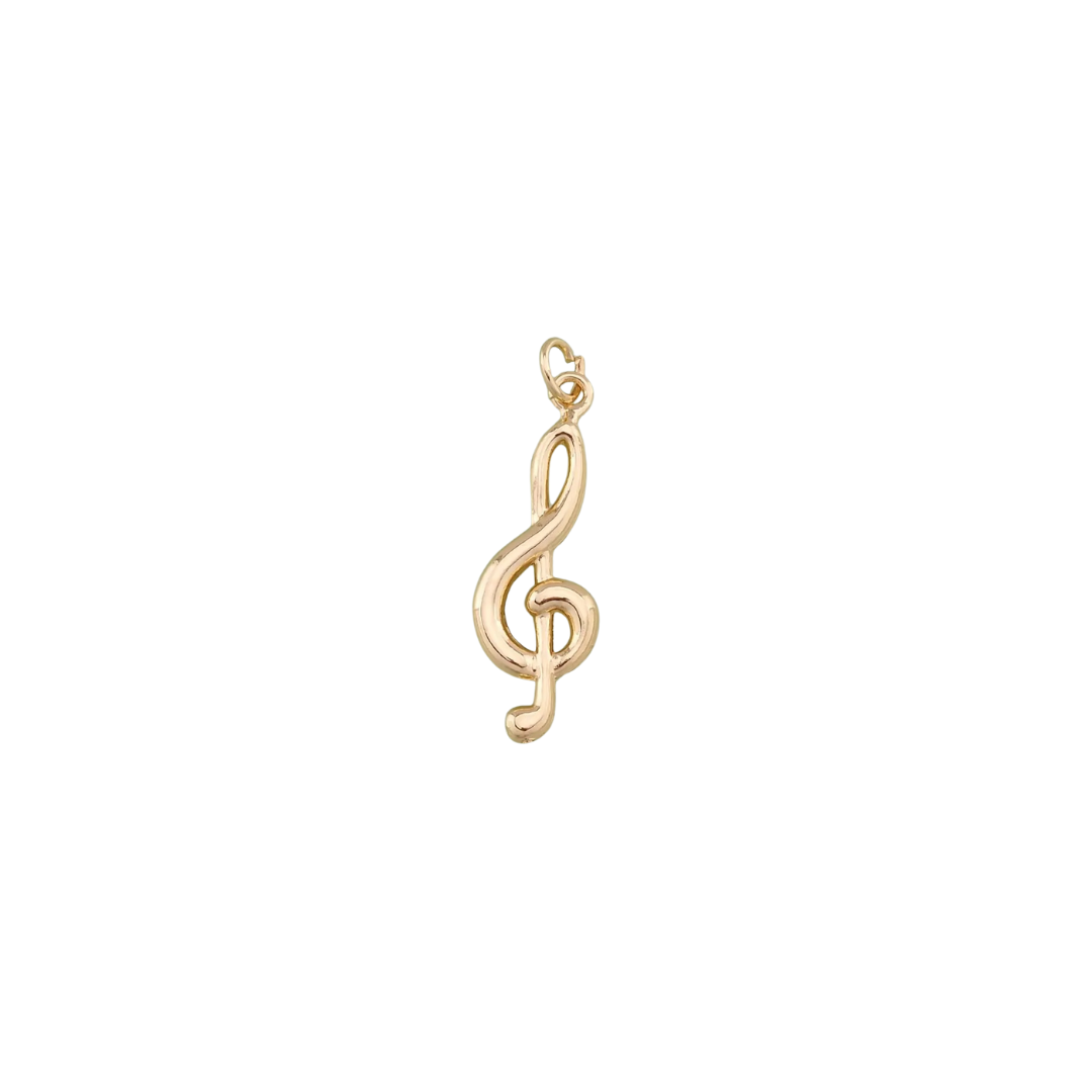 Treble Clef Music Note Charm