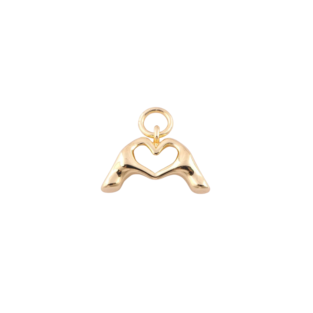 Heart Hands Charm