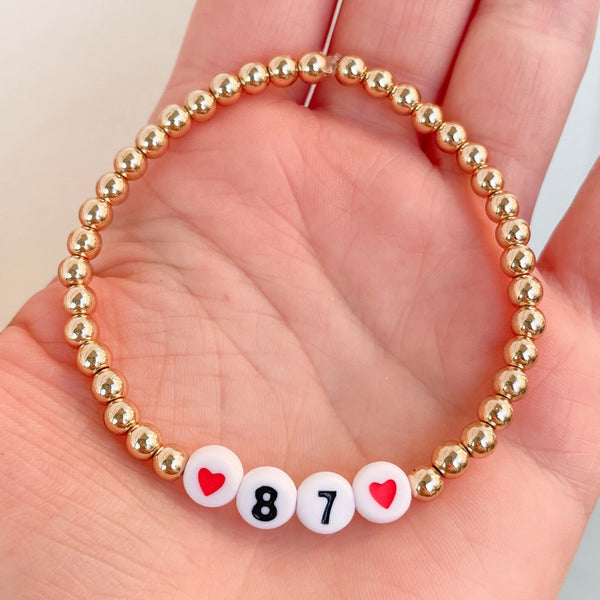 Taylor Swift Travis Kelce #87 Friendship Bracelet | Karma is the Guy on the Chiefs | KC Chiefs