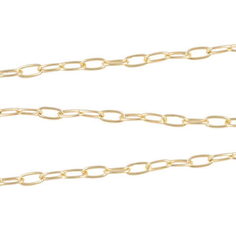 Charm Necklace Bubble Oval Chain