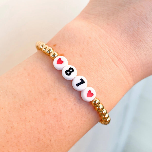 Taylor Swift Travis Kelce #87 Friendship Bracelet | Karma is the Guy on the Chiefs | KC Chiefs