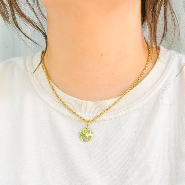 Margot Nyla Smiley Face Necklace