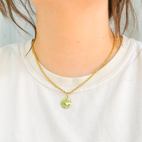 Margot Nyla Smiley Face Necklace