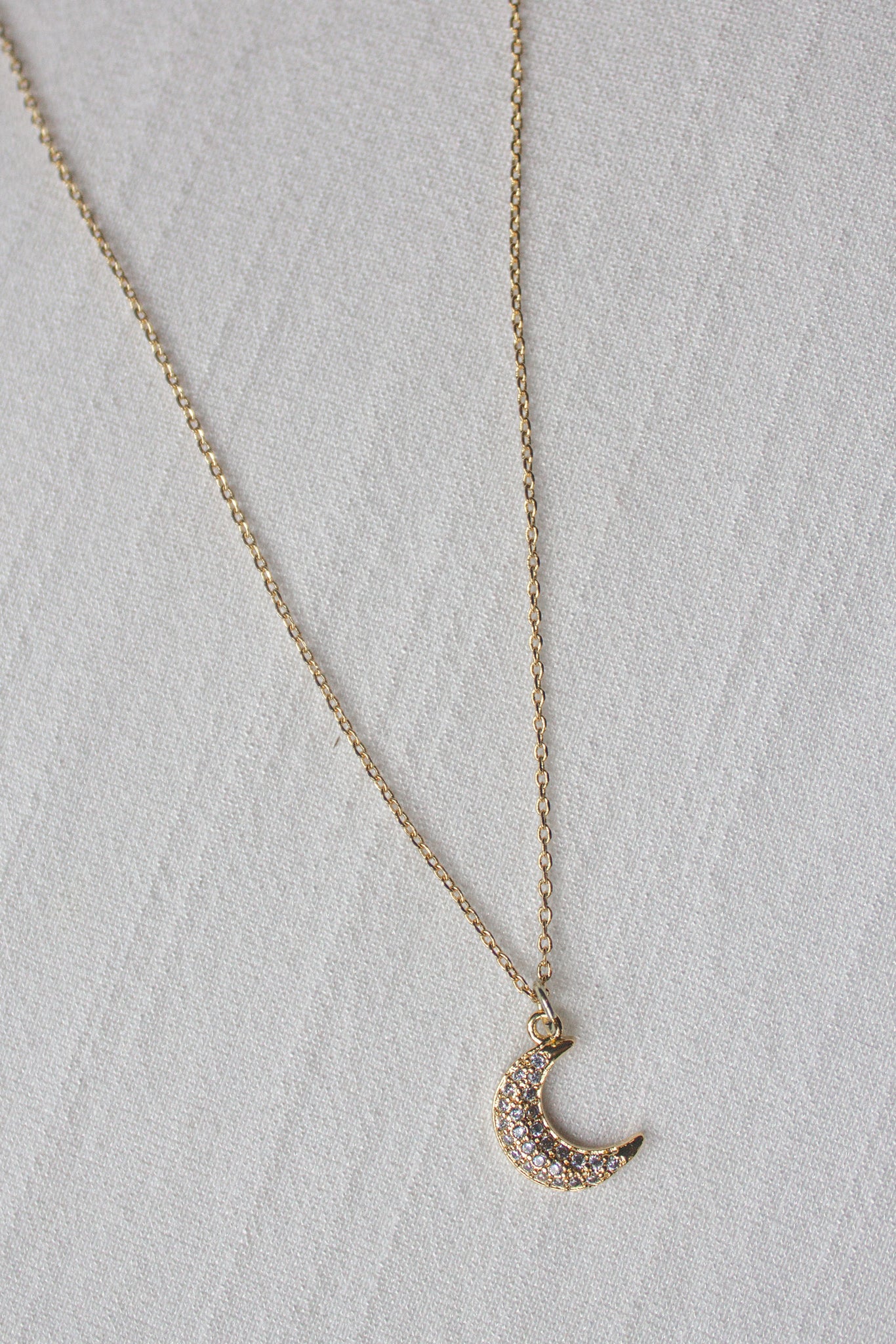 Dainty Crescent Moon Necklace