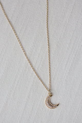 Dainty Crescent Moon Necklace