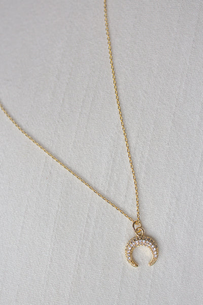 Dainty Crescent Necklace