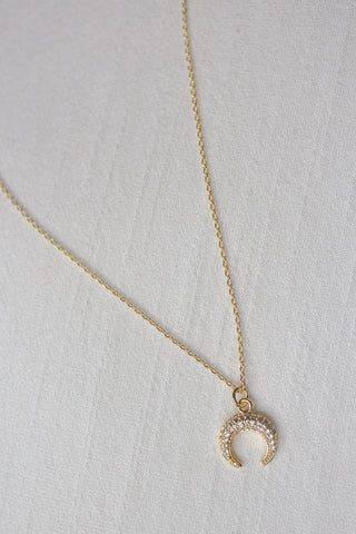 Dainty Crescent Necklace