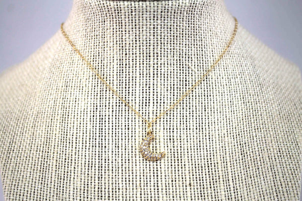 Dainty Crescent Moon Necklace