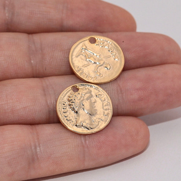 Lyra Joelle Greek Coin Necklace