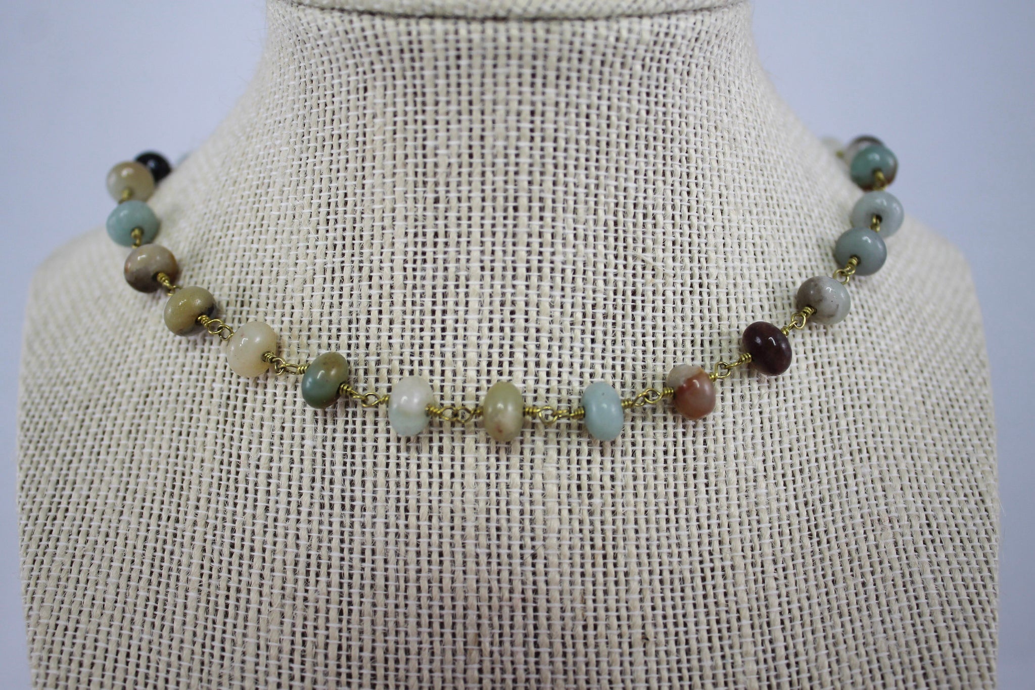 Yvette Emmeline Amazonite Necklace