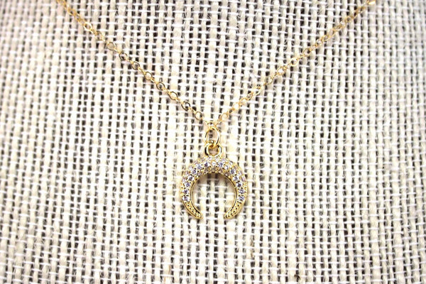 Dainty Crescent Necklace